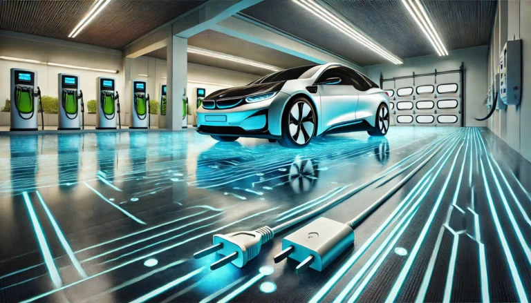 عکس تاثیر کفپوش روی باتری خودرو برقی