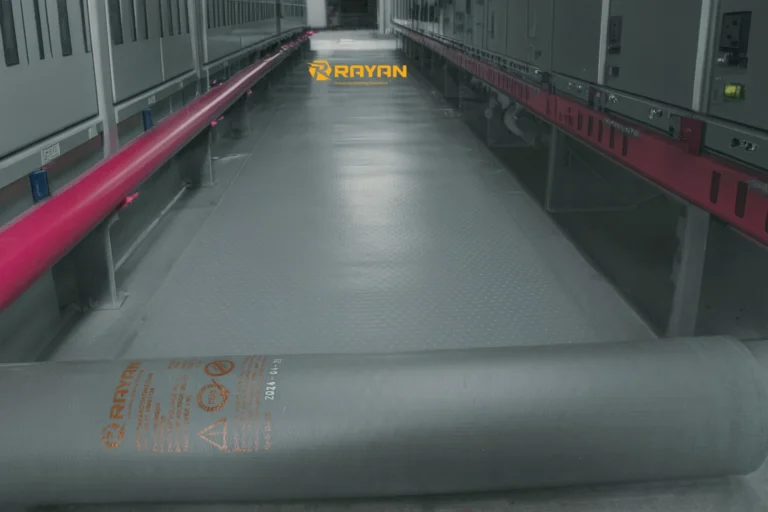 عکس کفپوش عایق برق رایان در اتاق سرور