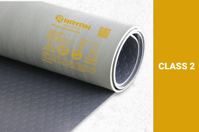 عکس کفپوش عایق کلاس 2 رایان – عایق‌بندی صنعتی ولتاژ متوسط