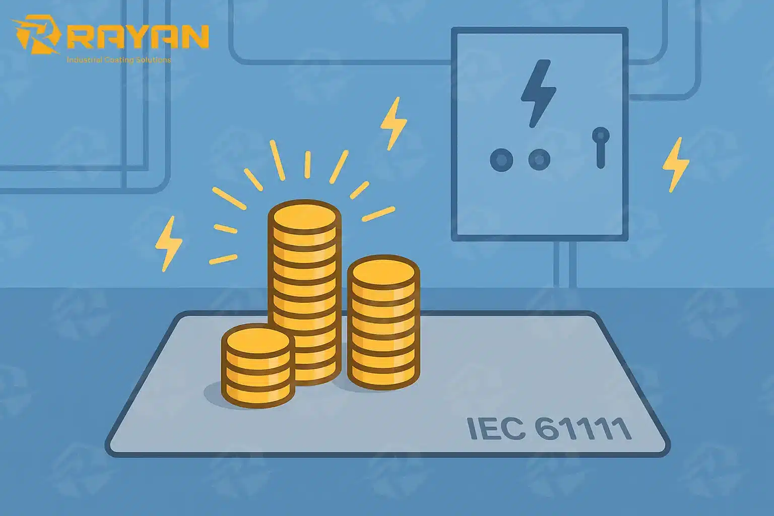 RayanCoating IEC 61111 Insulation Mat Icon
