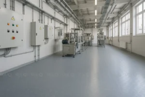 عکس فرش عایق برق CH در محیط صنعتی