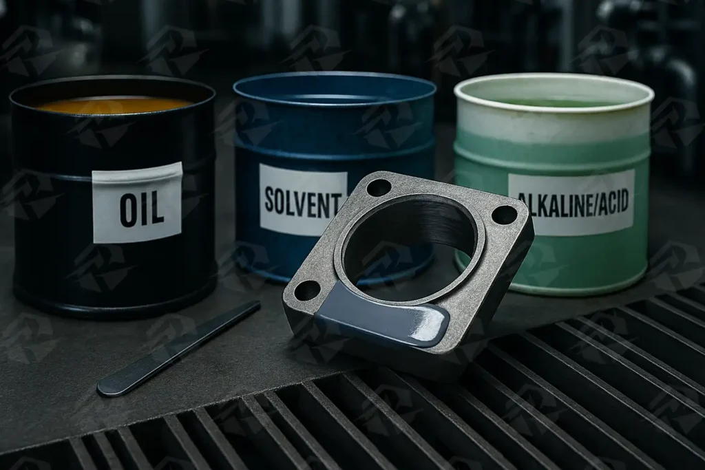 عکس مقاومت شیمیایی و دوام بتونه اپوکسی فلزی