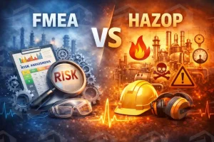 عکس ریسک به روش FMEA و HAZOP