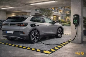 عکس کفپوش عایق شارژ خودرو برقی (EV Electrical Insulation Mat)