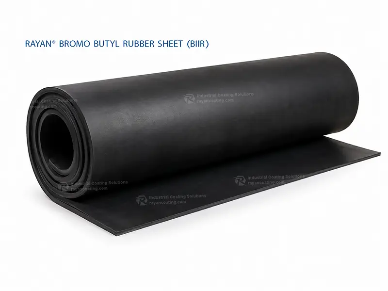 عکس ورق لاستیکی ضد اسید بوتیل | Bromo Butyl