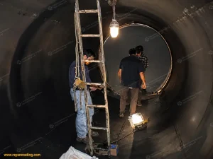 عکس اجرای ورق لاستیکی نئوپرن مقاوم رطوبت | CR Rubber Sheet