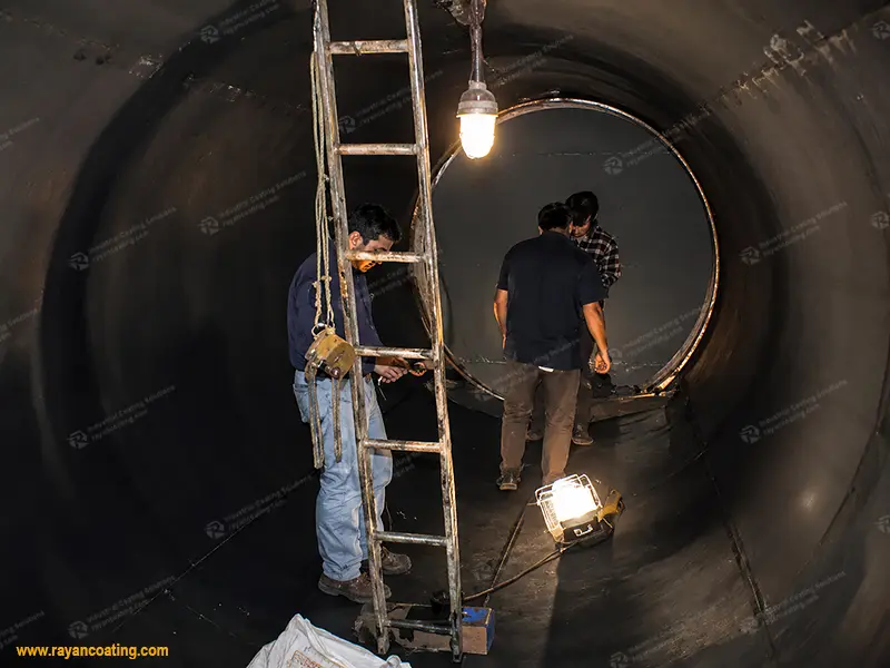 عکس اجرای ورق لاستیکی نئوپرن مقاوم رطوبت | CR Rubber Sheet