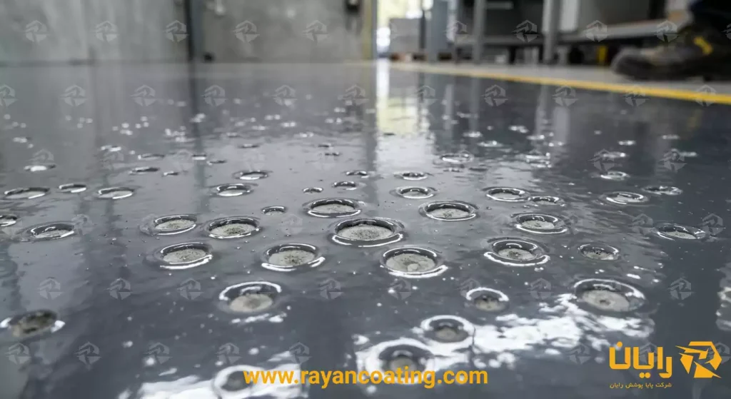 عکس عارضه چشم‌ماهی در پوشش اپوکسی
